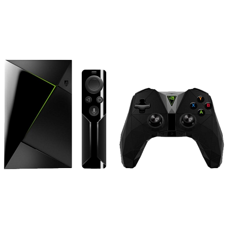 Медиаплеер для геймеров NVIDIA Shield TV + геймпад