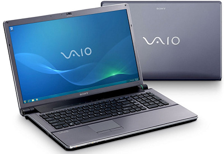 Ноутбук Sony VGN-AW4MRF/H T6600/4G/500Gb/9600M 512Mb /Blu-Ray/18,4/VHP Win7 HP (64-bit) серый