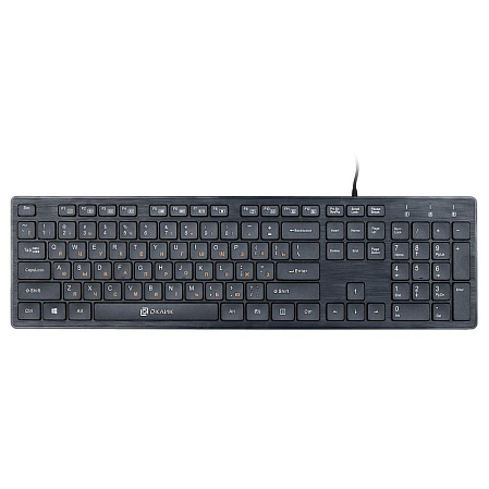 Клавиатура Oklick 520M2U Black slim Multimedia