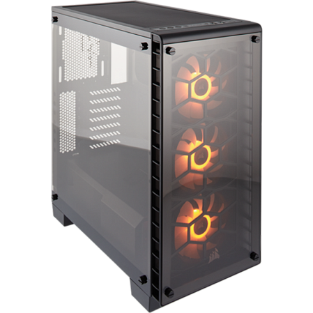 Корпус ATX Miditower Corsair Crystal Series 460X RGB CC-9011101-WW Black