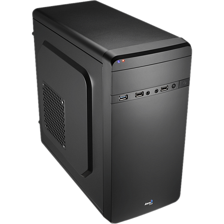 Корпус MicroATX Minitower AeroCool Qs-180 450W Black