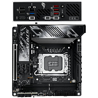 Материнская плата ASUS ROG Strix Z890-I Gaming WiFi Z890 Soc-1851 2xDDR5, 2xSATA3, RAID, 2хM.2, 1xPCI-E16x, 4xUSB3.2, 3xUSB3.2 Type C, DP, HDMI, WiFi, 2.5Glan, Mini-ITX
