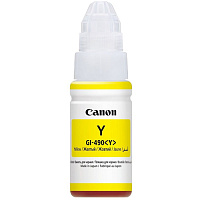 Чернила Canon GI-490 Y Yellow для Pixma G1400/G2400/G3400