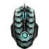 Мышь Sharkoon Drakonia II Green проводная