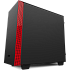 Корпус MicroATX Miditower NZXT H400i Smart CA-H400W-BR Black/Red
