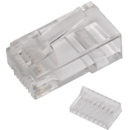RJ45 коннектор (обжимной) со вставкой