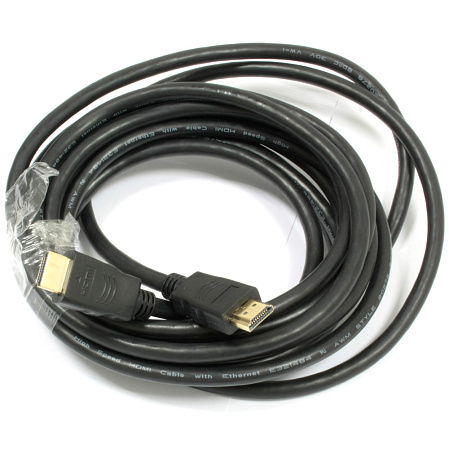 Кабель HDMI-HDMI v1.4 1.8м черный, экран