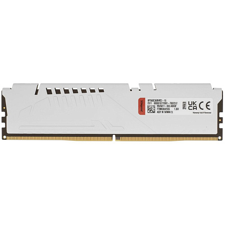 Модуль памяти DIMM 16Gb DDR5 PC48000 6000MHz Kingston Fury Beast White EXPO (KF560C36BWE2-16)
