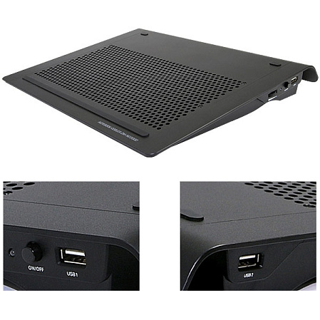 Подставка охлажд. ZALMAN ZM-NC2000 для ноутбуков до 17" Black