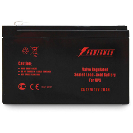 Батарея Powerman CA1270, 12V 7.0Ah