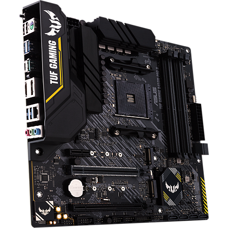 Материнская плата ASUS TUF Gaming B450M-Pro II B450 Socket AM4 4xDDR4, 6xSATA3, RAID, 2xM.2, 2xPCI-E16x, 5xUSB3.1, 1xUSB3.1 Type C, DP, HDMI, Glan, mATX