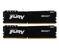 Модуль памяти DIMM 32Gb 2х16Gb DDR4 PC28800 3600MHz Kingston Fury Beast Black (KF436C18BBK2/32)