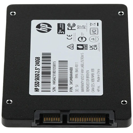 Внутренний SSD-накопитель 240Gb HP S650 345M8AA#ABB SATA3 2.5"
