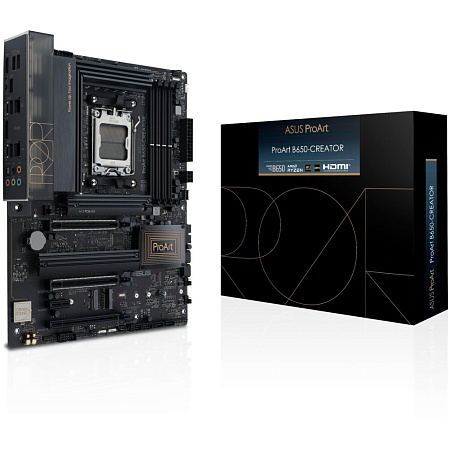 Материнская плата ASUS ProArt B650-Creator B650 Socket AM5 4xDDR5, 4xSATA3, RAID, 3xM.2, 3xPCI-E16x, 3xUSB3.2, 2xUSB3.2 Type C, DP, HDMI, 2xGlan, ATX
