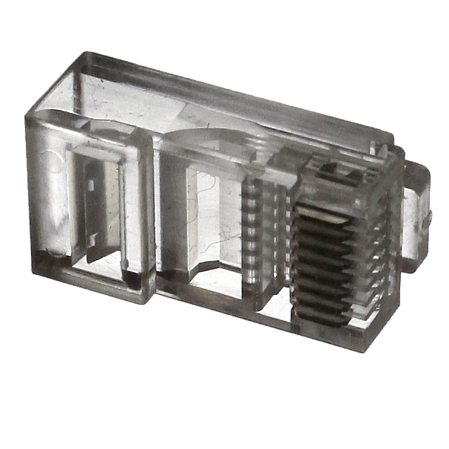 RJ45 коннектор (обжимной) без вставки