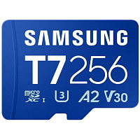 Карта памяти Micro SecureDigital 256Gb SDXC Samsung T7 class10 UHS-I U3 (MB-MB256T)