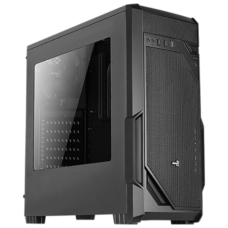 Корпус ATX Miditower AeroCool Vs-1 Window Black