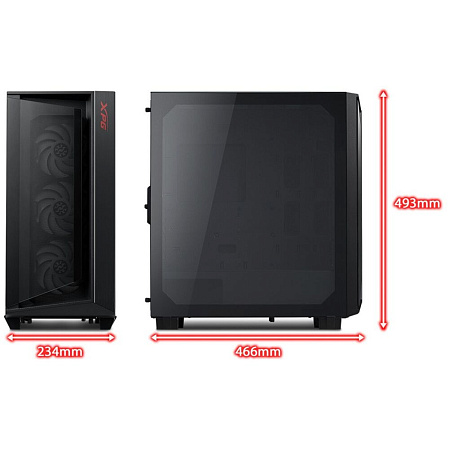 Корпус ATX Miditower XPG Cruiser Black