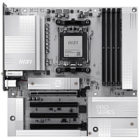 Материнская плата MSI Pro B850M-A WiFi PZ Socket-AM5 AMD B850 4xDDR5, 4xSATA3, RAID, 2xM.2, 4xPCI-E16x, 6xUSB3.2, 2xUSB3.2 Type C, DP, HDMI, WiFi, 5Glan, mATX Ret