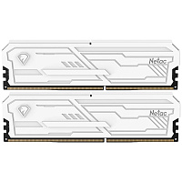 Модуль памяти DIMM 32Gb 2х16Gb DDR4 PC25600 3200MHz Netac Shadow III White (NTSHD4P32DP-32W)