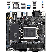 Материнская плата Gigabyte H610I H610 Socket-1700 2xDDR5, 4xSATA3, 1xM.2, 1xPCI-E16x, 2xUSB3.2, D-Sub, 2xDP, HDMI, Glan, mini-ITX