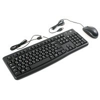 Клавиатура+мышь Logitech Desktop MK120 Black