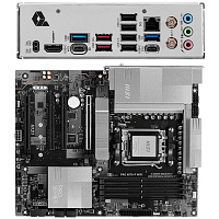 Материнская плата MSI Pro X870-P WiFi Socket-AM5 AMD X870 4xDDR5, 4xSATA3, RAID, 3xM.2, 4xPCI-E16x, 4xUSB3.2, 1xUSB3.2 Type C, DP, HDMI, WiFi, 2xGlan, ATX Ret