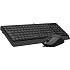Клавиатура+мышь A4Tech F1512 Black