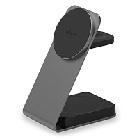 Беспроводная зарядная панель 3 в 1 Для IPhone, Apple Watch, Airpods uBear Level Pro 25W Grey