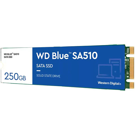 Внутренний SSD-накопитель 250Gb Western Digital Blue (WDS250G3B0B) M.2 2280 SATA3