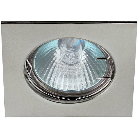 ЭРА C0043662 KL2A SN MR16 12V/220V 50W сатин никель, квадрат, поворотный