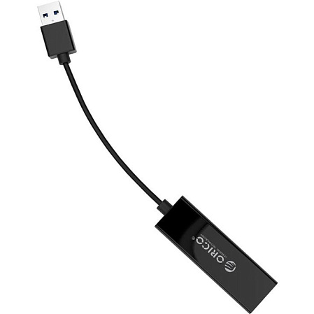 Адаптер USB3.0 - RJ45 (1Gbps) Orico UTJ-U3 черный