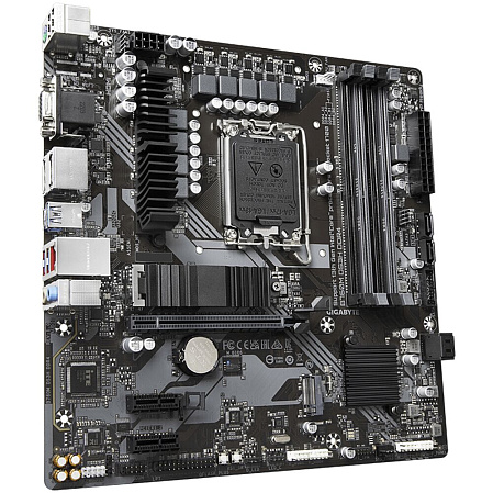 Материнская плата Gigabyte B760M DS3H DDR4 B760 Socket-1700 4xDDR4, 4xSATA3, RAID, 2xM.2, 1xPCI-E16x, 3xUSB3.2, 1xUSB3.2 Type C, D-Sub, 2xDP, HDMI, 2.5Glan, mATX
