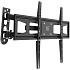 Кронштейн наклонно-поворотный Hama R1 118157 37-75' до 30кг Vesa до 600x400 черный