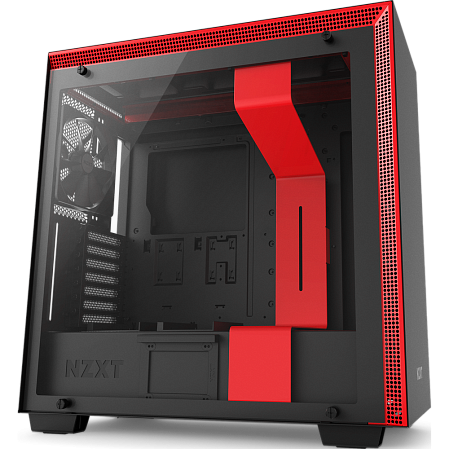 Корпус ATX Miditower NZXT H700 CA-H700B-BR Black/Red