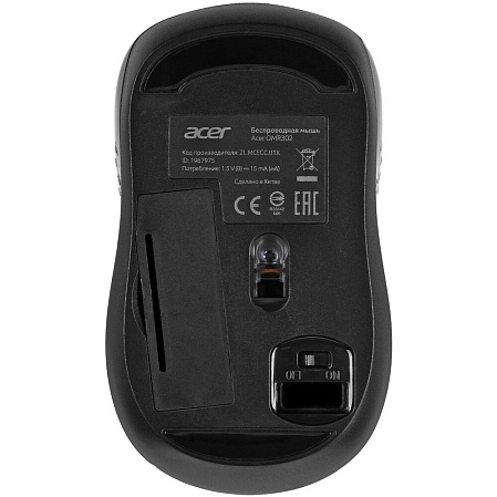 Мышь беспроводная Acer OMR302 Black Wireless