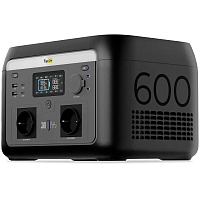 Портативная зарядная станция TopON TOP-H600 512Wh 160Ah 2 розетки 220 В, 2 DC и авторозетка 12.6 В, 2 Type-C 100 Вт, 2 USB, фонарь, EPS, Wi-Fi Bluetooth