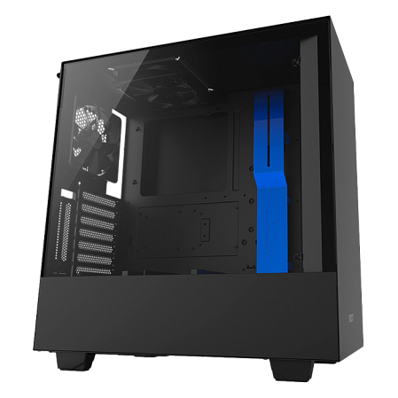 Корпус ATX Miditower NZXT H500i Smart CA-H500W-BL Black/Blue