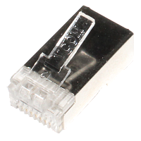 RJ45 коннектор (обжимной) FTP кабеля 5e экранированный