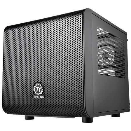 Корпус Mini-ITX Minitower Thermaltake Core V1 CA-1B8-00S1WN-00 Mini-ITX Black
