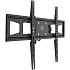 Кронштейн наклонно-поворотный Hama R1 118157 37-75' до 30кг Vesa до 600x400 черный