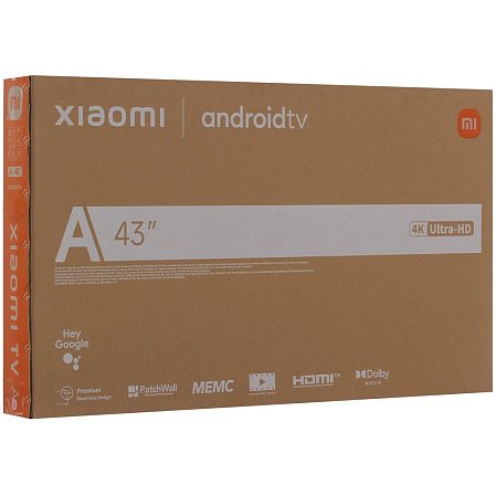 Телевизор 43" Xiaomi TV A43 4K 2026 RU