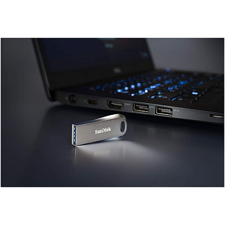 USB Flash накопитель 256Gb SanDisk CZ74 Ultra Luxe (SDCZ74-256G-G46) USB 3.2 Gen 1 Серебристый