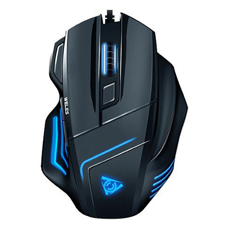 Мышь Qcyber WELES GM-103 Optical Gaming Mouse Black USB