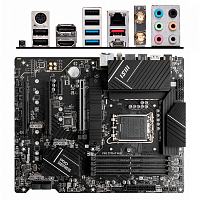 Материнская плата MSI Pro Z790-P WiFi Z790 Socket-1700 4xDDR5, 6xSATA3, RAID, 4хM.2, 3xPCI-E16x, 3xUSB3.2, 1xUSB3.2 Type C, DP, HDMI, WiFi, 2.5Glan, ATX