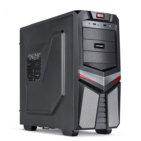 Корпус ATX Miditower Crown CMC-GS03 black