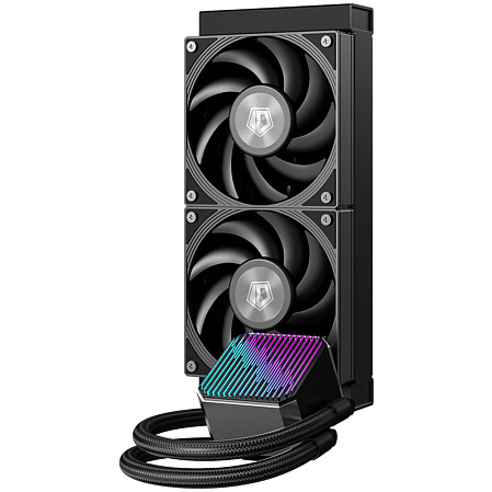 Система водяного охлаждения ID-Cooling DX240 Max ARGB Black 1150/1155/S1156/1151/1200/1700, AM4/AM5