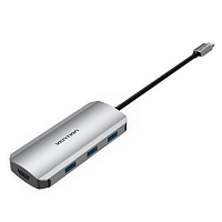 Док-станция Vention USB-C Universal Dock 7в1 TOJHB