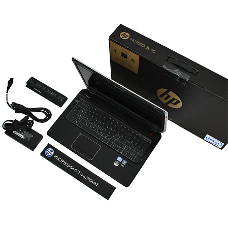 Ноутбук HP Pavilion dv7-7004er B1W84EA Core i7-2670QM/6Gb/500Gb/GT 630M 1Gb/DVD/17.3" HD+/WiFi/BT/cam/Win7 HP/midnight black
