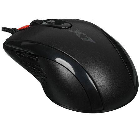 Мышь A4Tech XL-750BK Black проводная